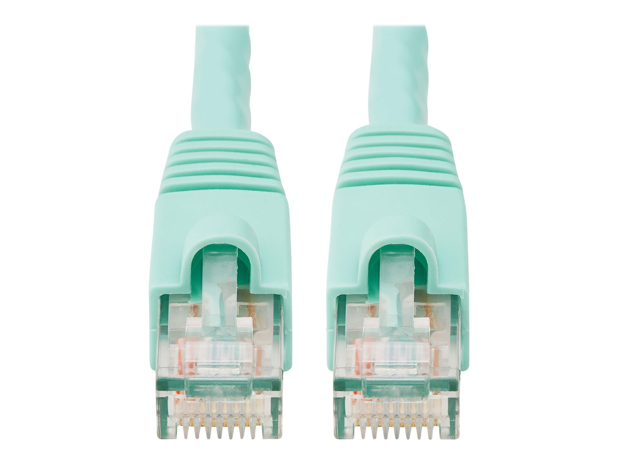 Tripp Lite 3ft Augmented Cat6 Cat6a Snagless 10G Patch Cable RJ45 M/M Aqua 3'