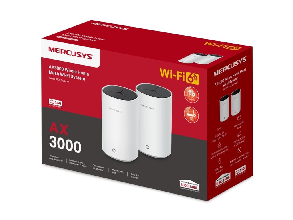 Mercusys Halo E85X V1 Wi-Fi system Wi-Fi 6 Usage / lifestyle Back 72400