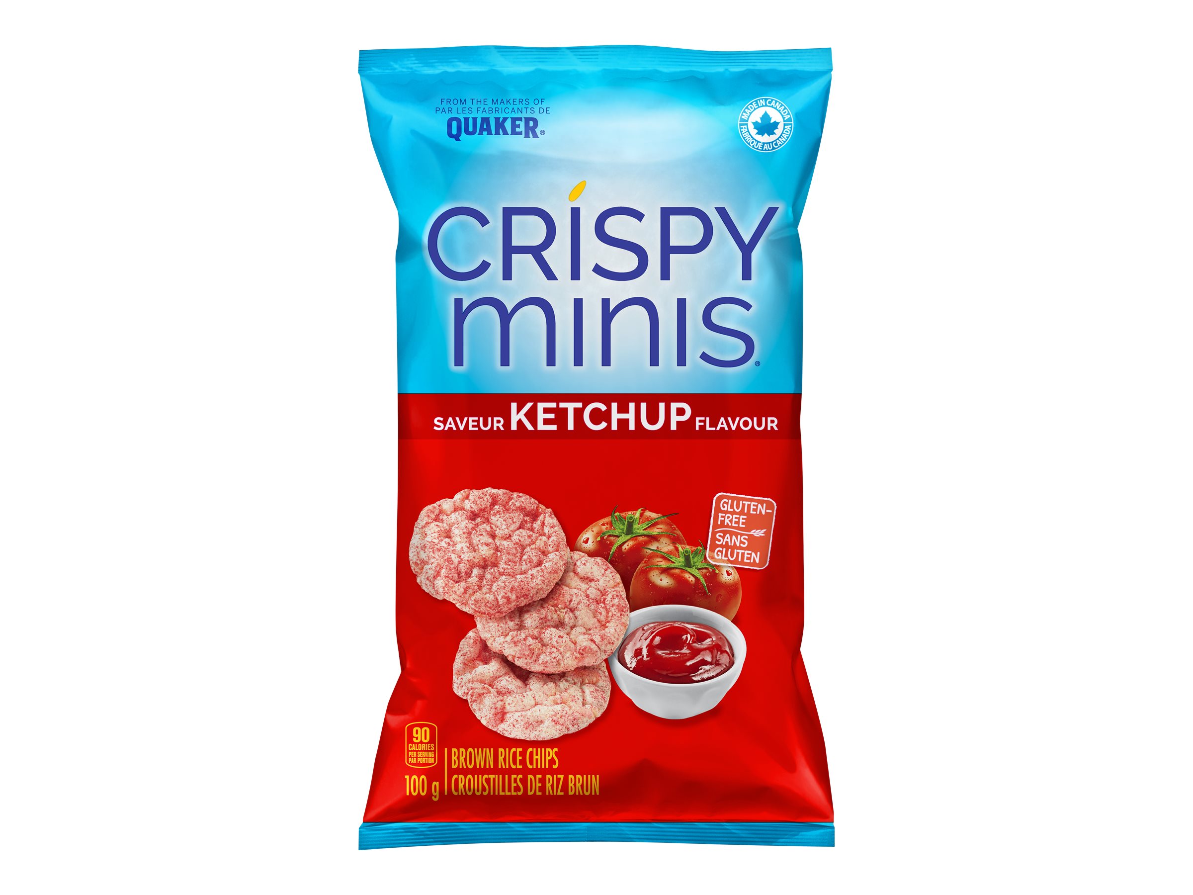 QUAKER CRISPY MINIS KETCHUP 100G