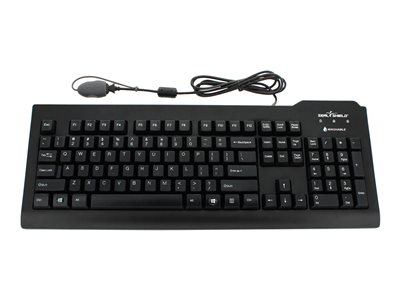 Seal Shield Seal Clean Keyboard USB QWERTZ Swiss black