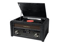 Muse Vintage Collection MT-115 W Forstærker Cd / MP3-afspiller Digital afspiller Pladespiller Radio Digital optager Bluetooth-audiomodtager 20Watt