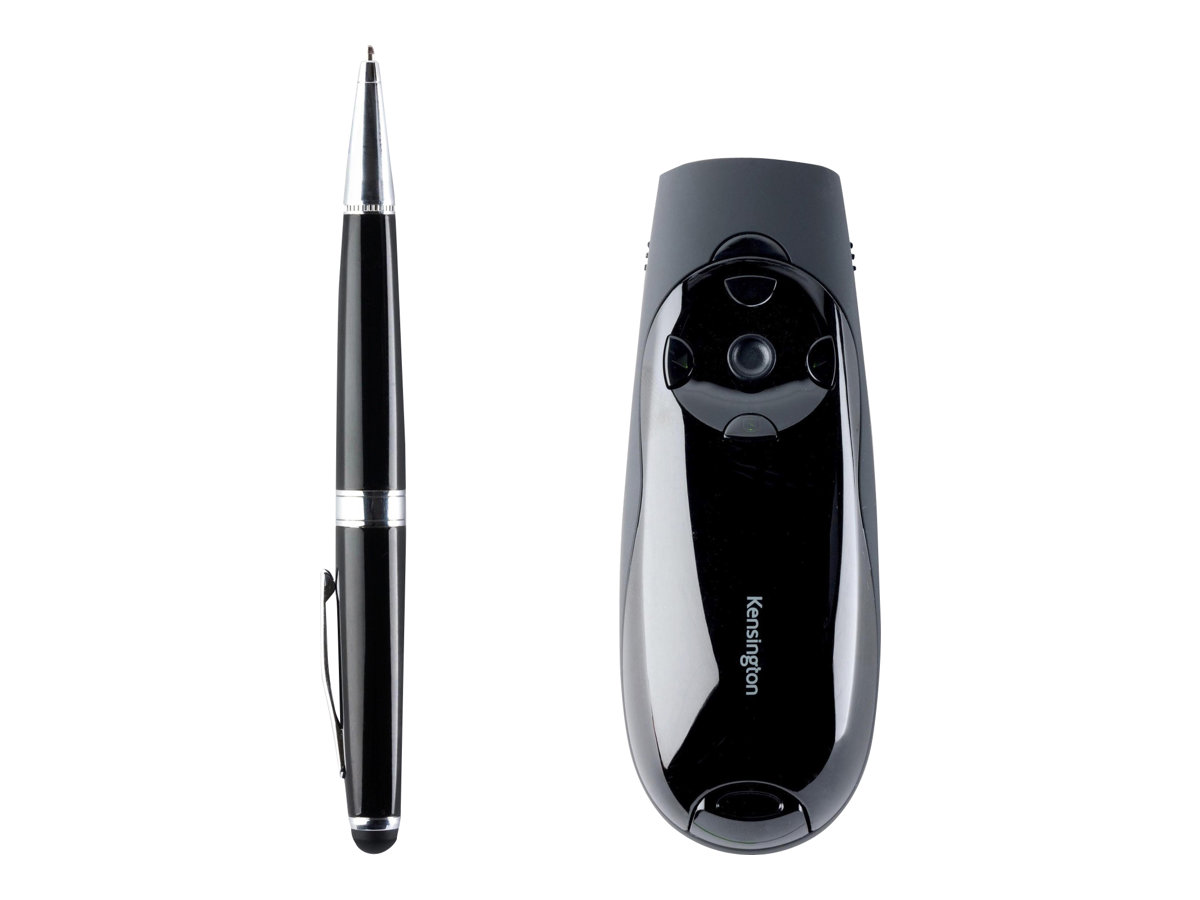 Kensington Presenter Expert Red Laser with Cursor Control presentation remote control Product shot Front 79802