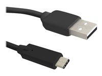 Qoltec USB 2.0/ USB 3.1 USB Type-C kabel 1m Sort