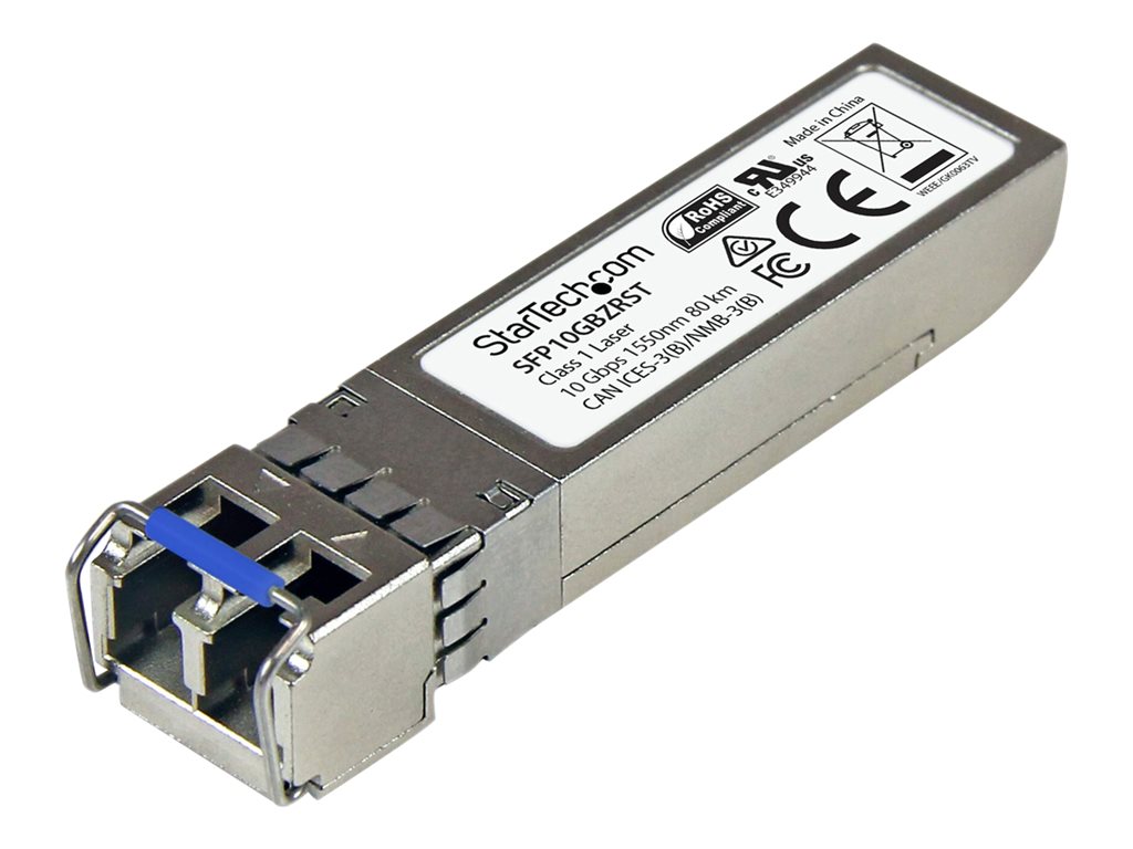 StarTech.com MSA Uncoded Compatible SFP+ Module, 10GBASE-ZR, 10GbE ...