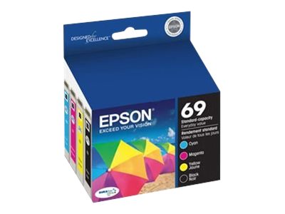 Epson 69 - 4-pack - black, yellow, cyan, magenta