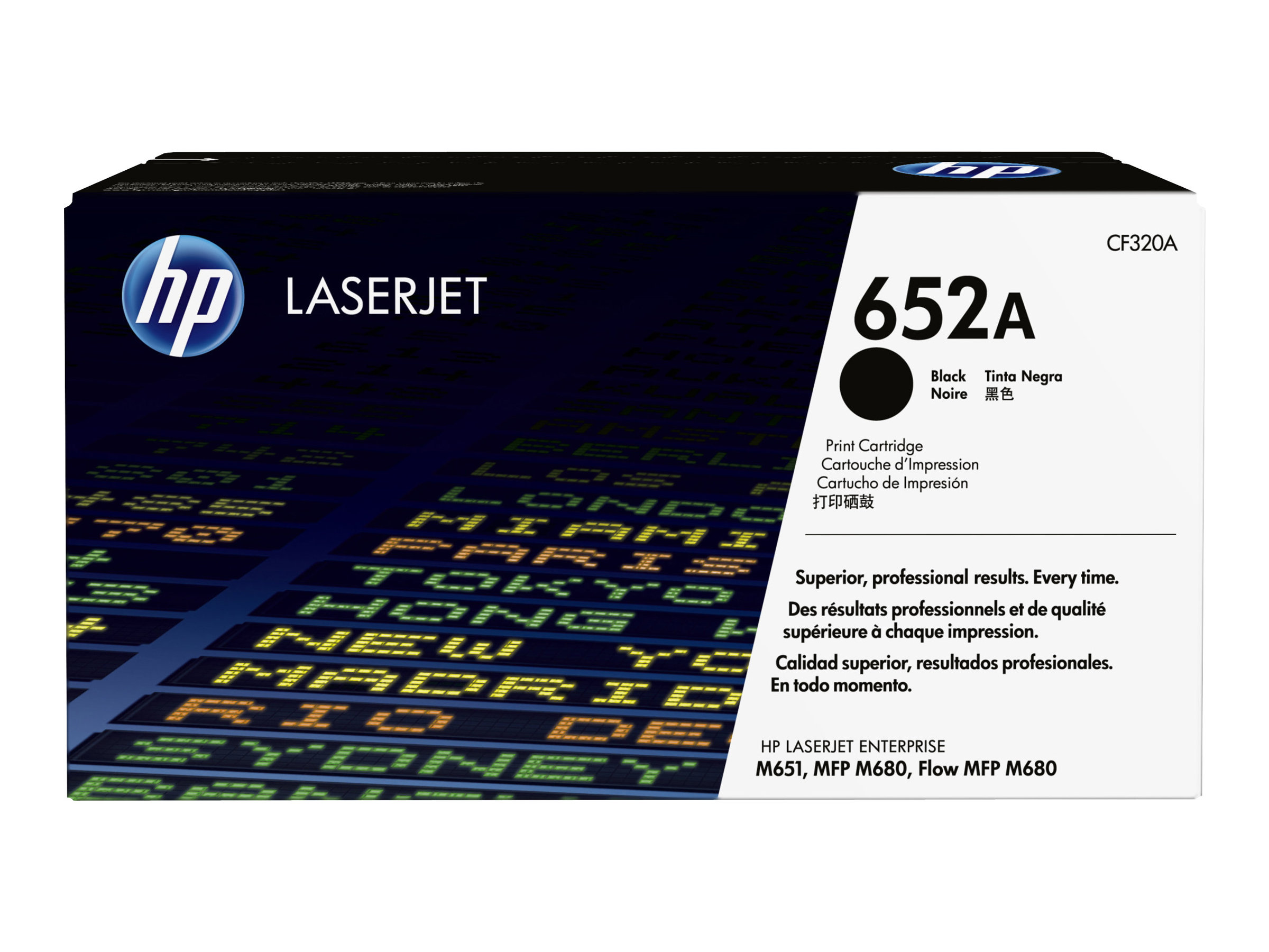 Hp 652a Black Original Laserjet Toner Cartridge Cf320a Hp 652a Black Original Laserjet Toner Cartridge Cf320a
