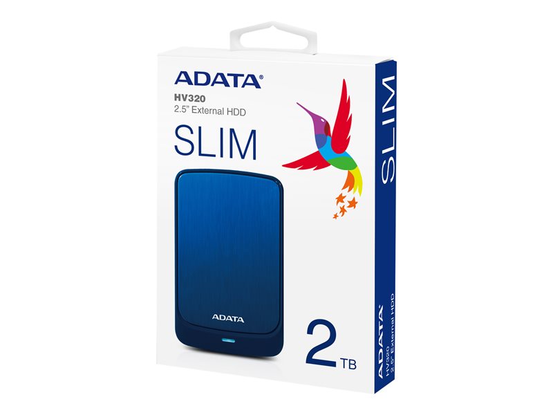 ADATA external HDD 2TB 2,5'' USB 3.1 AHV320,zielony