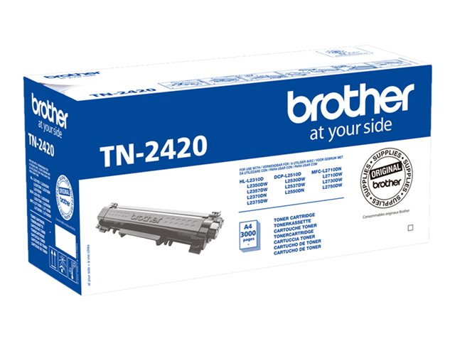 TN2420 TN-2420 Toner Cartridge for Brother TN-2420 TN 2420 TN2410 TN-2410  for Brother HL-L2350DW MFC-L2710DW DCP-L2510D DCP-L2530DW HL-L2375DW HL-L2370DN  L2310D MFC-L2730DW (1 Black) : : Computers