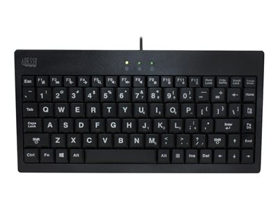 Adesso SlimTouch 110 Keyboard USB US