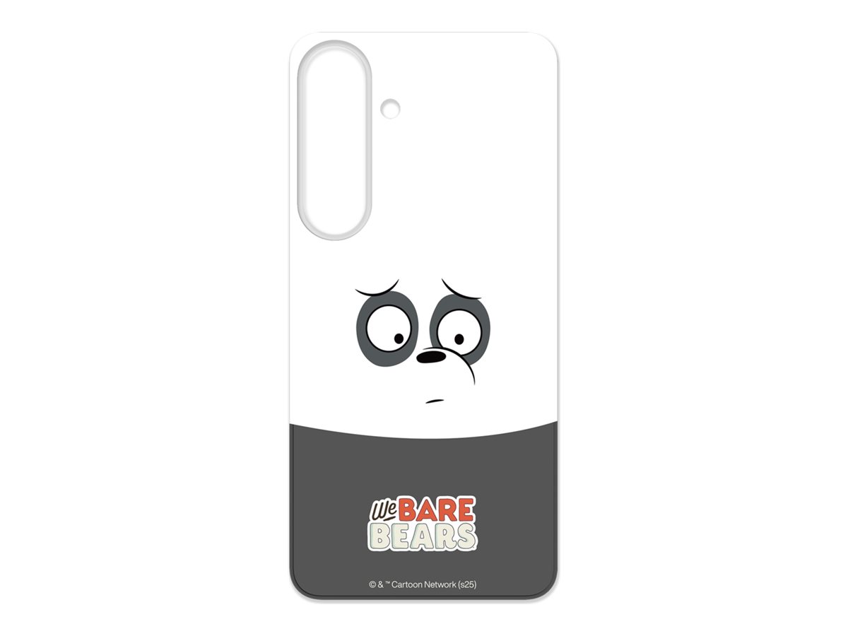 SAMSUNG GALAXY S25  WE BARE BEARS PANDA FLIPSUIT CARD BLACK
