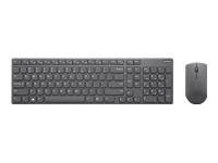 Lenovo Professional Ultraslim Combo - Keyboard and mouse set - wireless - 2.4 GHz - US - iron gray