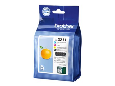 BROTHER LC3211VAL Pack of 4 cartridges