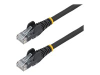 StarTech.com 3m LSZH CAT6  Cable, 10  Snagless RJ45 100W  Network Patch Cord Strain Relief, CAT 6 10GbE UTP, Black, Individually Tested/ETL, Low Smoke Zero Halogen - Category 6 - 24AWG (N6LPATCH3MBK) CAT 6 Ikke afskærmet parsnoet (UTP) 3m Patchkabel Sort