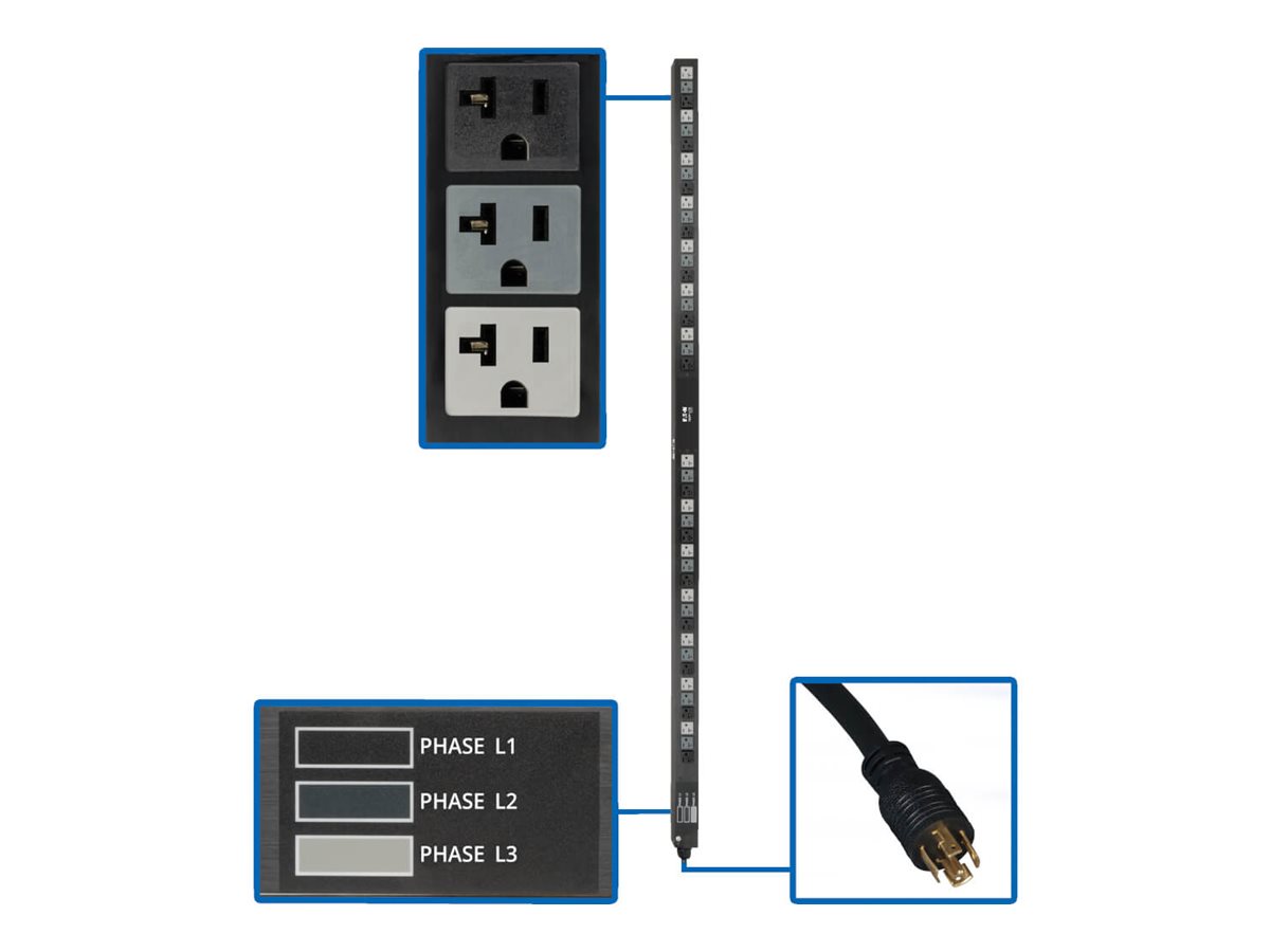 Eaton Tripp Lite Series 5.7kW 3-Phase Basic PDU