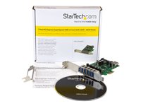 StarTech.com 7 Port PCI Express USB 3.0 Card - Standard & Low-Profile -  SATA Power - UASP Support - 1 Internal & 6 External USB 3.0 Ports  (PEXUSB3S7)