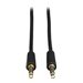 Eaton Tripp Lite Series 3.5mm Mini Stereo Audio Cable for Microphones, Speakers and Headphones (M/M), 50 ft. (15.24 m)