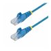 StarTech.com 30ft Blue Slim CAT6 Ethernet Cable, Snagless, 28AWG, LSZH