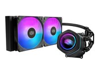 Cooler Master MasterLiquid Core Nex 240 ARGB Vandkøler 1-pack Sort 120 mm