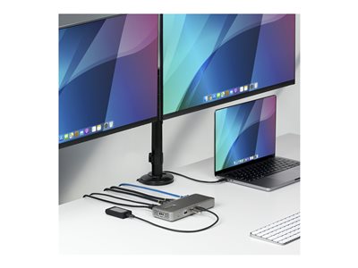 Startech - Station d'accueil - USB4 / Thunderbolt 4 / Thunderbolt 5 - 2 x DP 