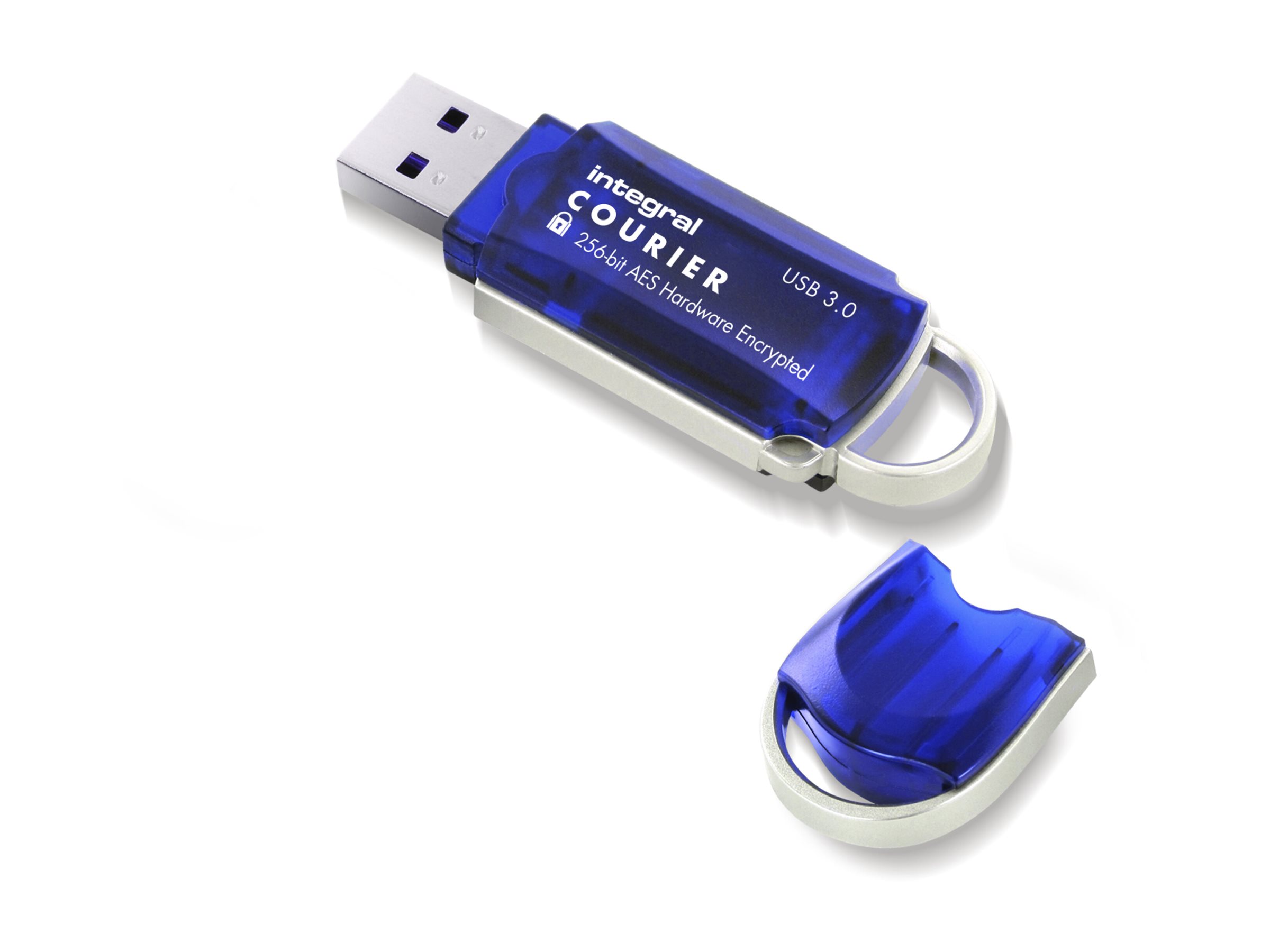 An image of Integral Courier FIPS 197 Encrypted USB 3.0 - USB flash drive - 8 GB