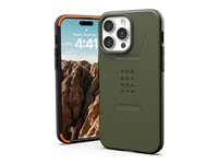 UAG Civilian for MagSafe Series Beskyttelsescover Olive-drab Apple iPhone 15 Pro Max