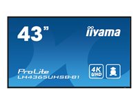 iiyama ProLite LH4365UHSB-B1 43' Digital skiltning 3840 x 2160 