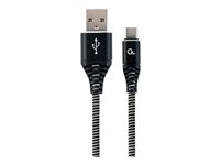 Cablexpert Premium USB 2.0 USB Type-C kabel 2m Sort Hvid