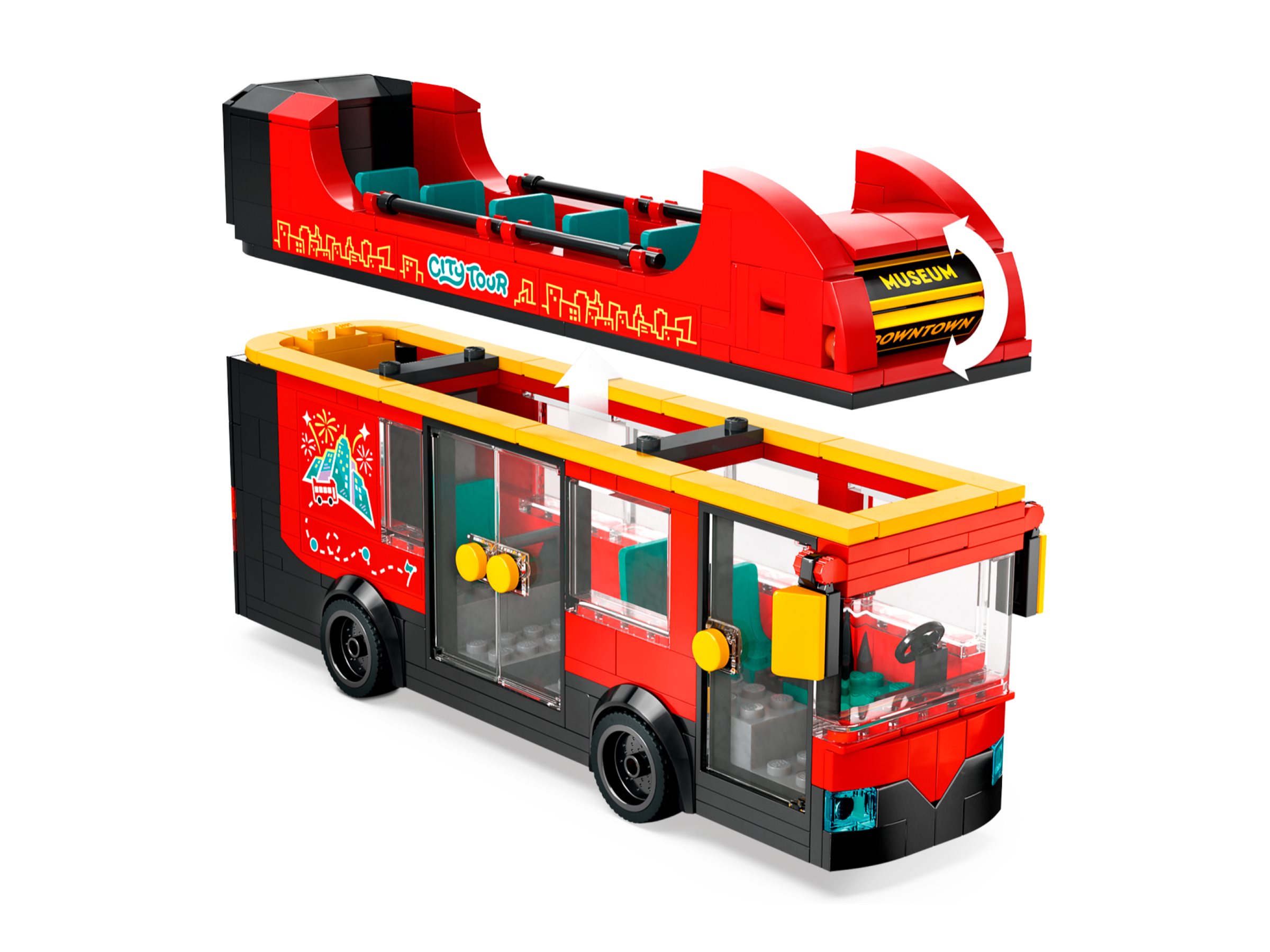 LEGO City - Red Double-Decker Sightseeing Bus