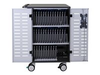 Ergotron Zip40 cart - for 40 tablets / notebooks - grey, white