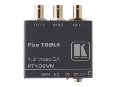 Kramer PicoTOOLS PT-102VN 1:2 Composite Video Distribution Amplifier Video splitter 
