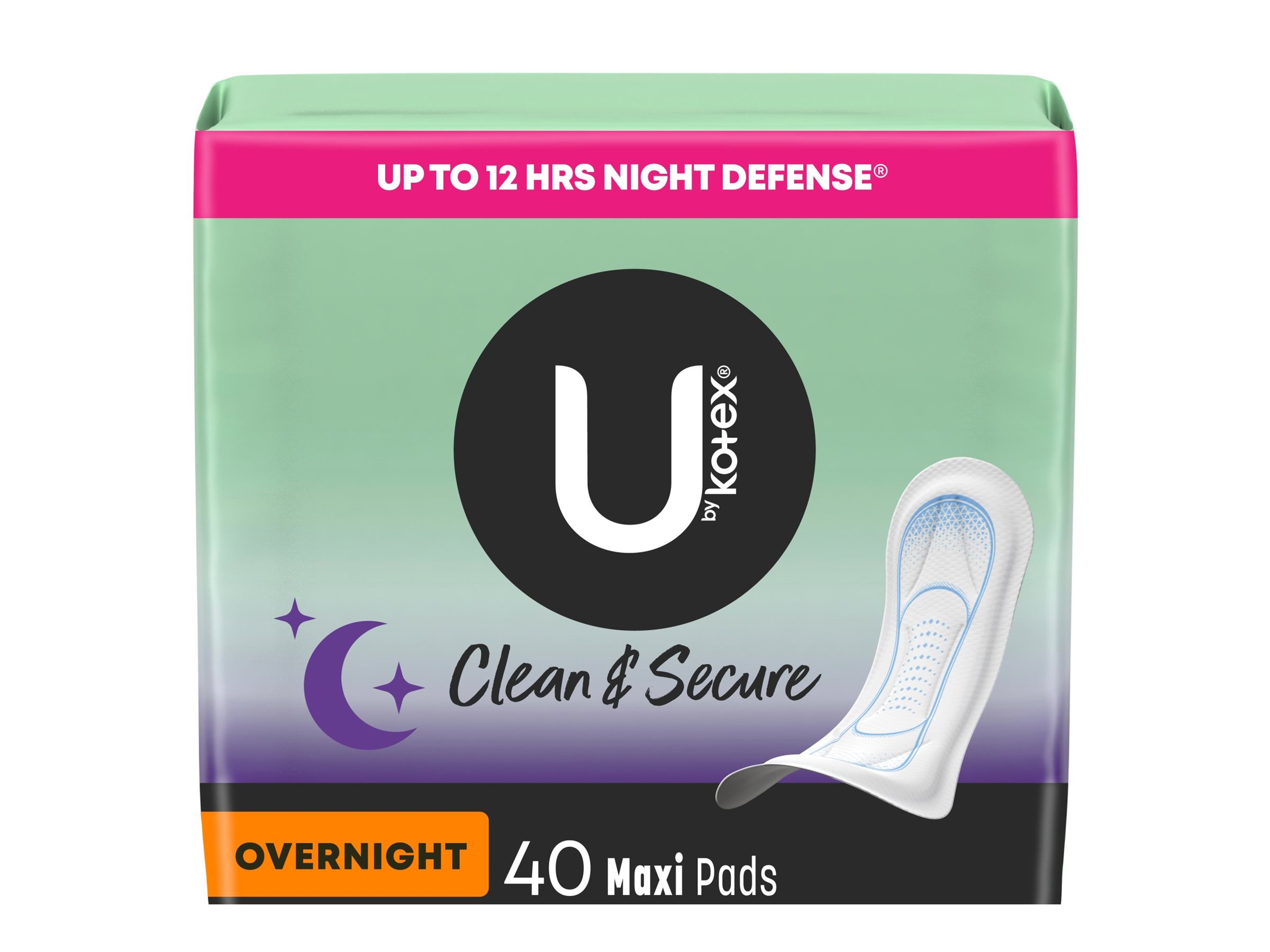 U by Kotex Clean & Secure Sanitary Pad - Maxi - 40's