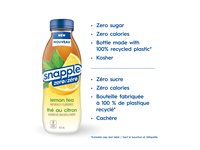 SNAPPLE Zero Sugar Iced Tea - Lemon - 473ml
