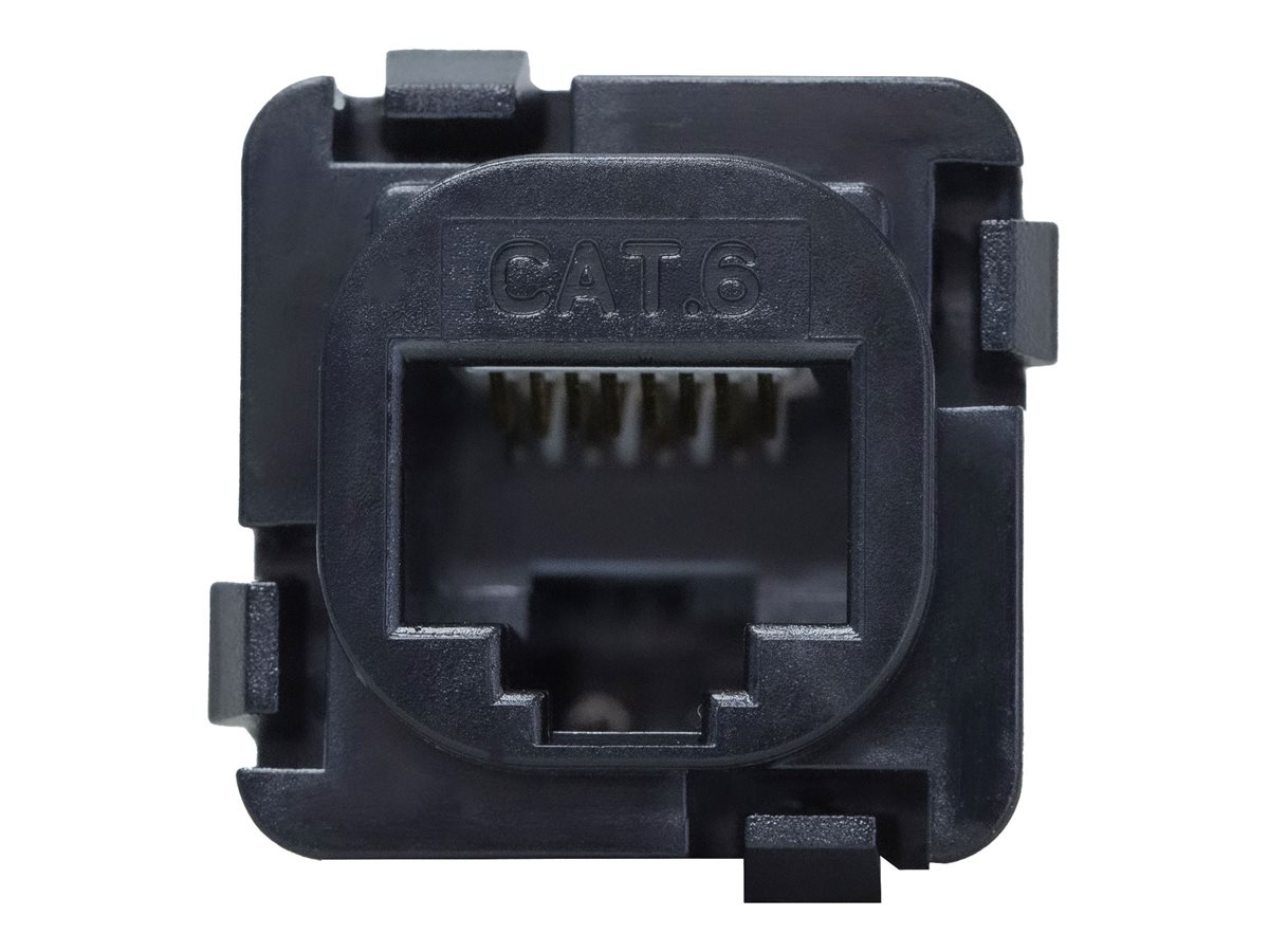 Dynamix Slimline FP-C6-005V2 keystone jack T568A Product shot Front 79800