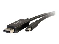 C2G 6ft 4K Mini DisplayPort to DisplayPort Cable 4K 30Hz Black M/M DisplayPort cable 
