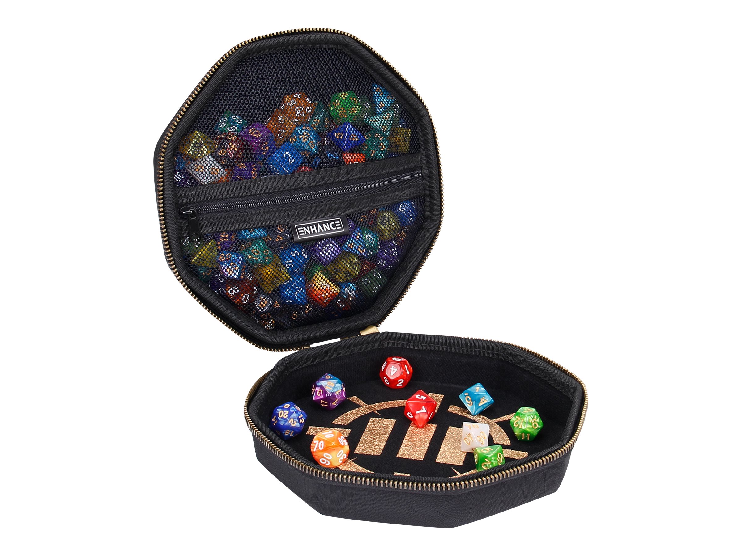 ENHANCE Tabletop Series Dice Case and Dice Rolling Tray