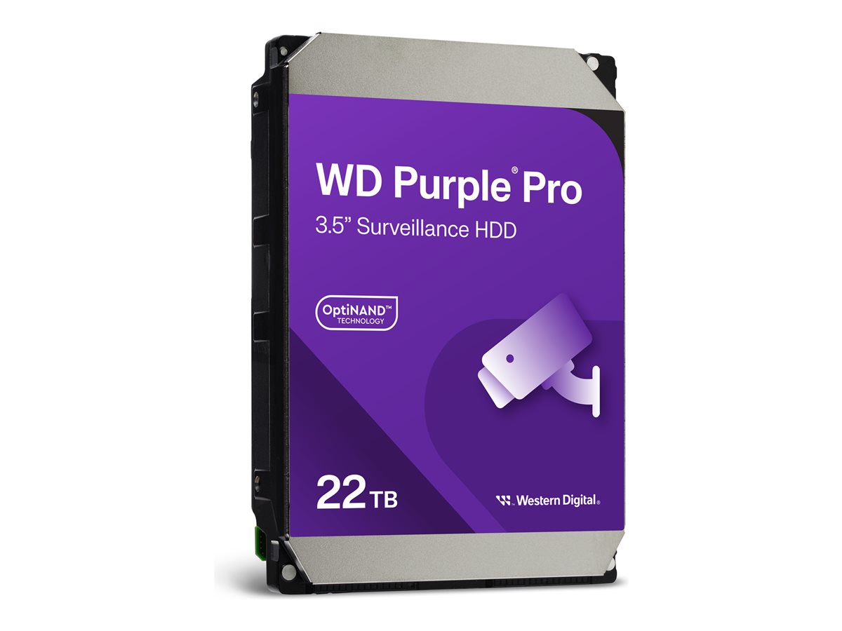 WD Purple Pro WD221PURP - pevný disk - 22 TB - sledování, chytré video - SATA 6Gb/s – foto 2