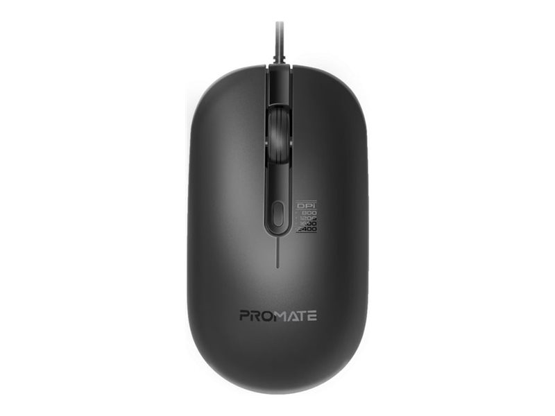 Promate MaxComfort CM-2400 mouse adjustable DPI Product shot Front 79500