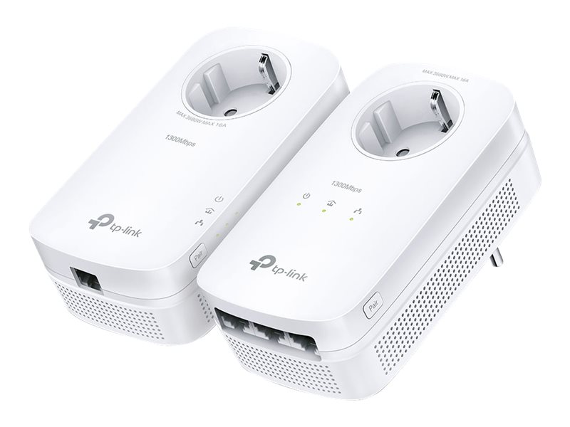 AV1300 Gbit Passthrough Powerline Starter Kit