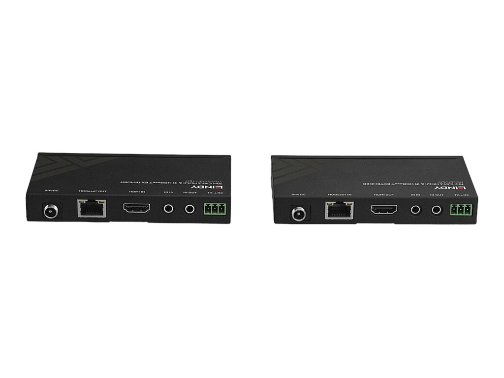 Kit extender Cat.6 4K30, IR & RS-232 HDBaseT avec PoC, 70m