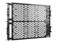 Chief Proximity Leverlock Plate - For In-Wall Storage Box - Black mounting component - for audio/video components storage box - black