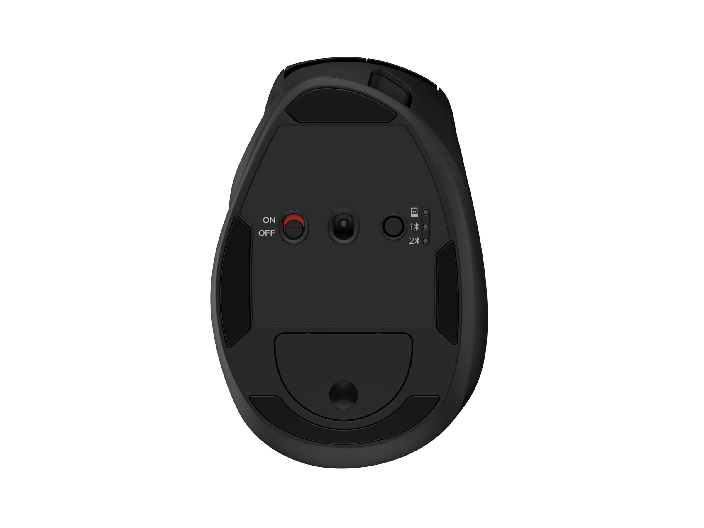 HP 725M mouse 21° semi-vertical tilt Bluetooth 2.4 GHz Product shot Right side 77950