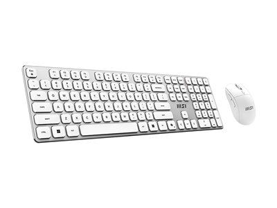 MSI FORGE K210 Combo White DE  Keyboard-Maus Combo, wireless Mäuse & Tastaturen