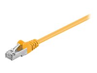 goobay CAT 5e Foldet uskærmet snoet par (F/UTP) 50m Patchkabel Yellow