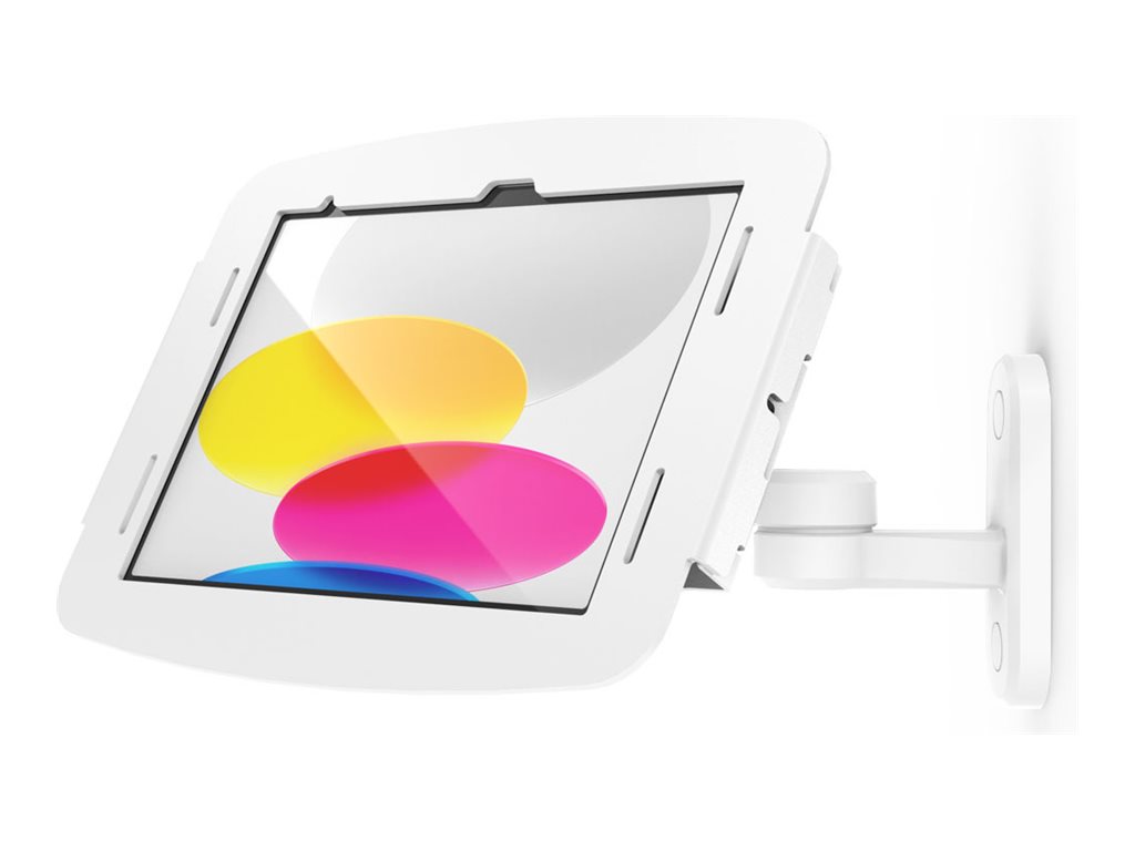 Compulocks iPad 10th-11th (A16) Gen Space Enclosure Swing Wall Mount White