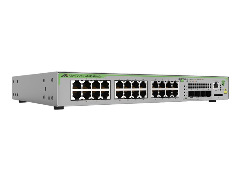 ALLIED 24x 10/100/1000T POE+ 4x combo SW