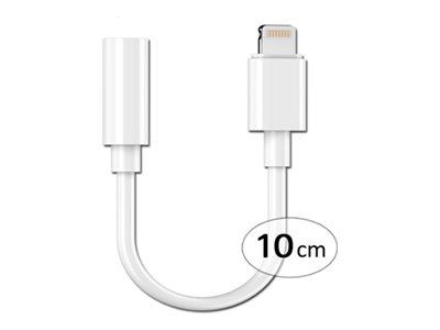 Sansai Lightning to headphone jack adapter 10 Product shot Front 79200