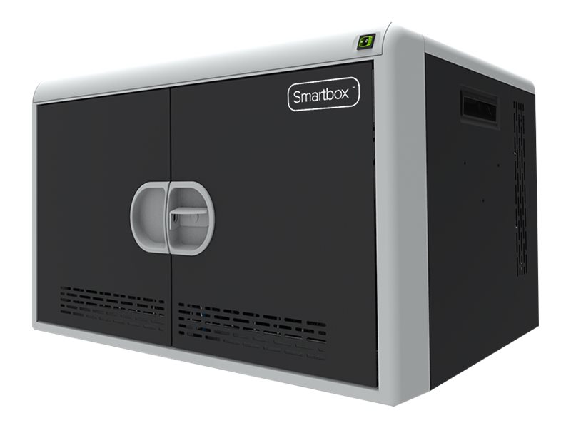 ALOGIC Smartbox Charging cabinet unit for 14 tablets / Product shot Right-angle 79550