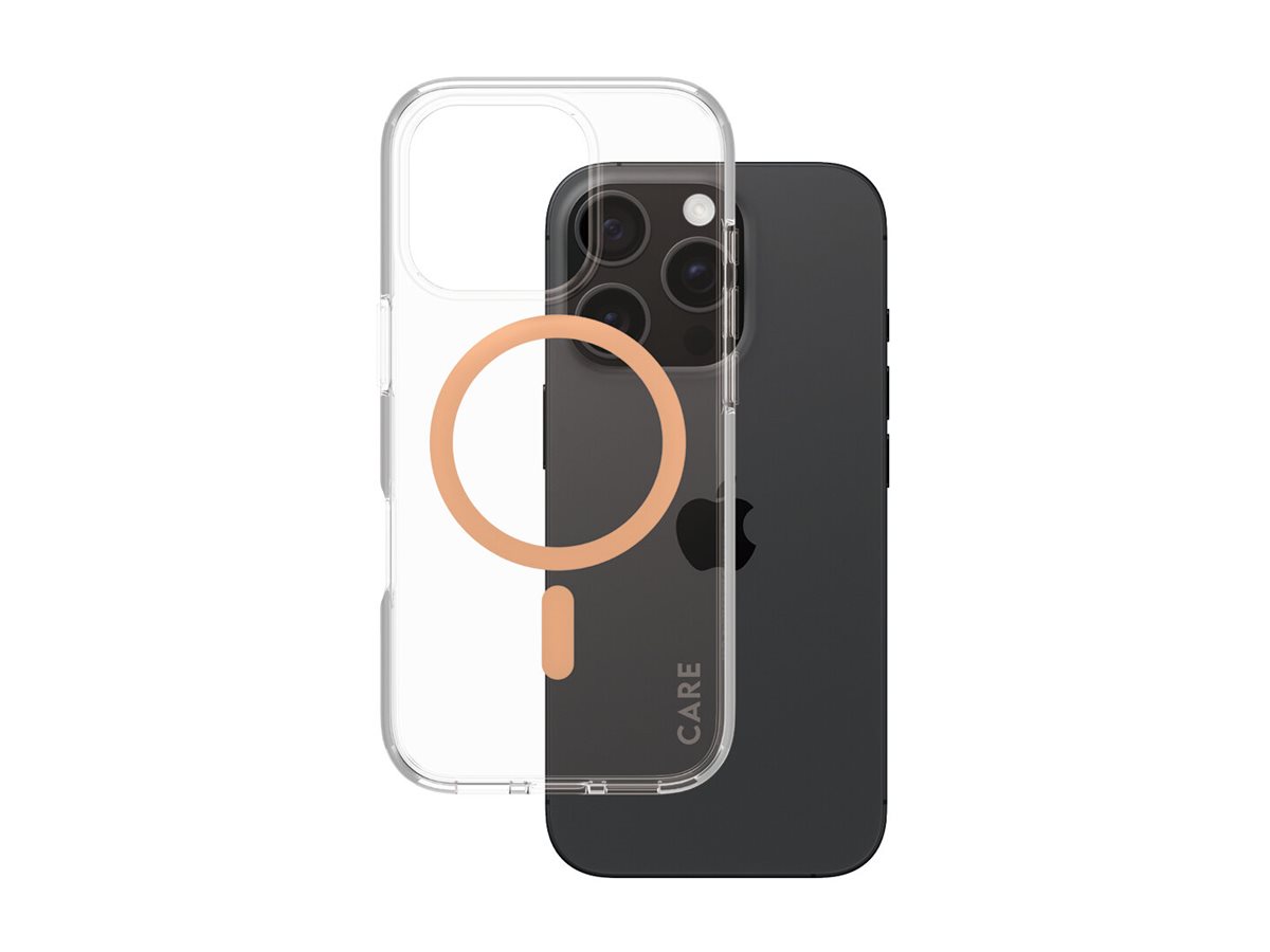 PanzerGlass CARE Apple iPhone 16 Pro MagSafe Urban Combat čirý/broskvový – foto 2