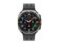 Samsung Galaxy Watch Ultra - 47 mm - titanium silver - smart watch with marine band - rubber - dark grey - band size: S/M/L -