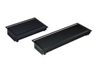 BACHMANN CONI Built-in-frame Short, 3-way 248x151mm, Black RAL9005, Built-in depth 56mm, suitable tabletop thicknesses min. 10mm